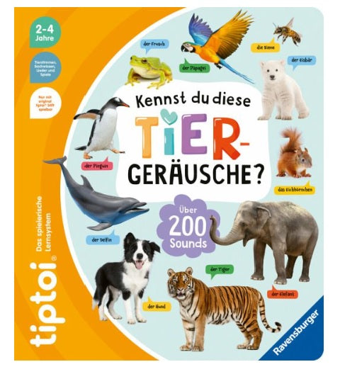 Ravensburger tiptoi Kennst du diese Tiergeräusche?