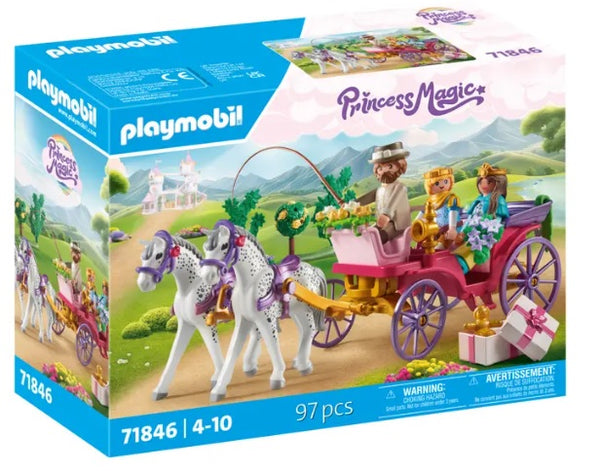 Playmobil Princess Magic Kutschfahrt mit Prinzessin und Prinz 71846