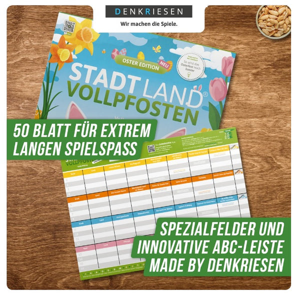 Denkriesen Stadt Land Vollpfosten, Oster Edition Volle Möhre