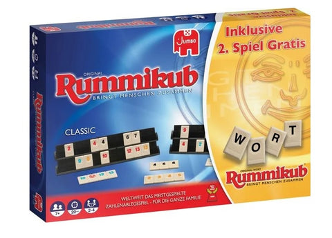 MONATSKNALLER!  *** Dezember ***  Jumbo Rummikub + Rummikub Wort