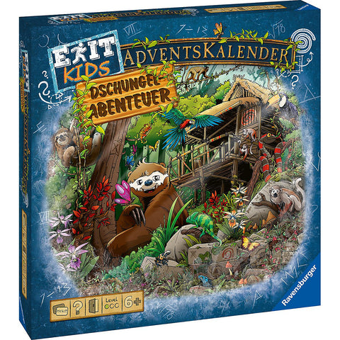 Ravensburger EXIT Adventskalender kids - Dschungel-Abenteuer