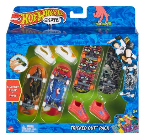 Mattel, Hot Wheels Fingerboards mit Skateschuhen