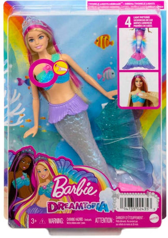 Mattel Barbie Zauberlicht Meerjungfrau Malibu Puppe