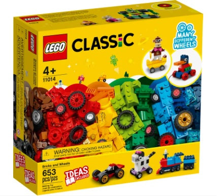 LEGO Classic Steinebox mit Rädern 11014